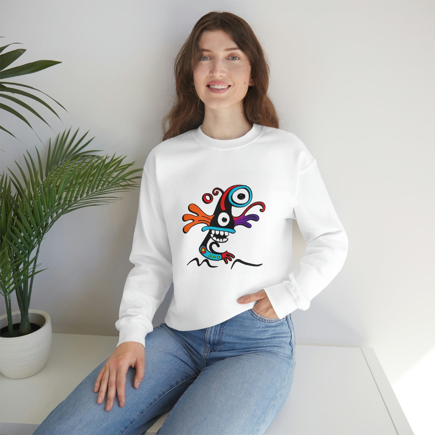 Maverick Wolfram - Cartoon Sweatshirt