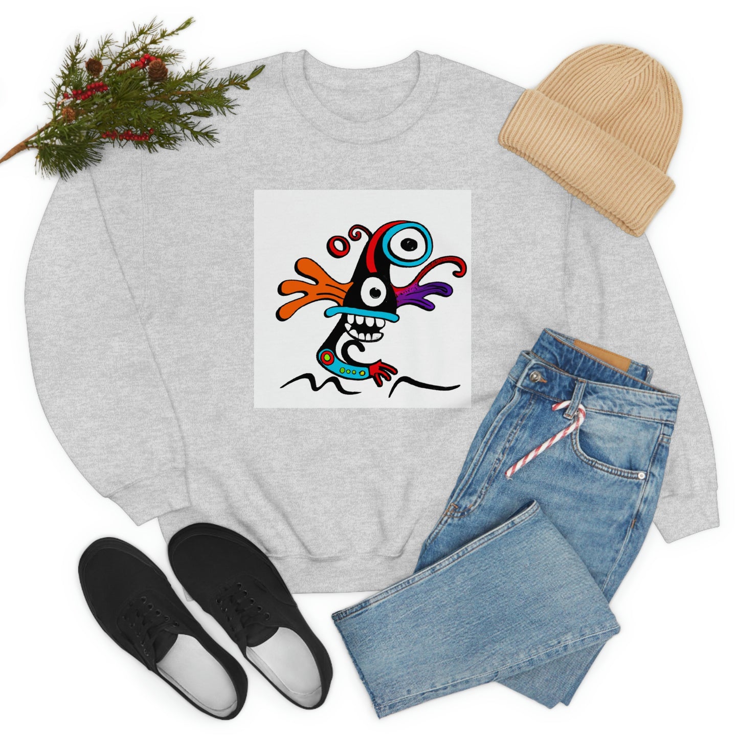 Maverick Wolfram - Cartoon Sweatshirt