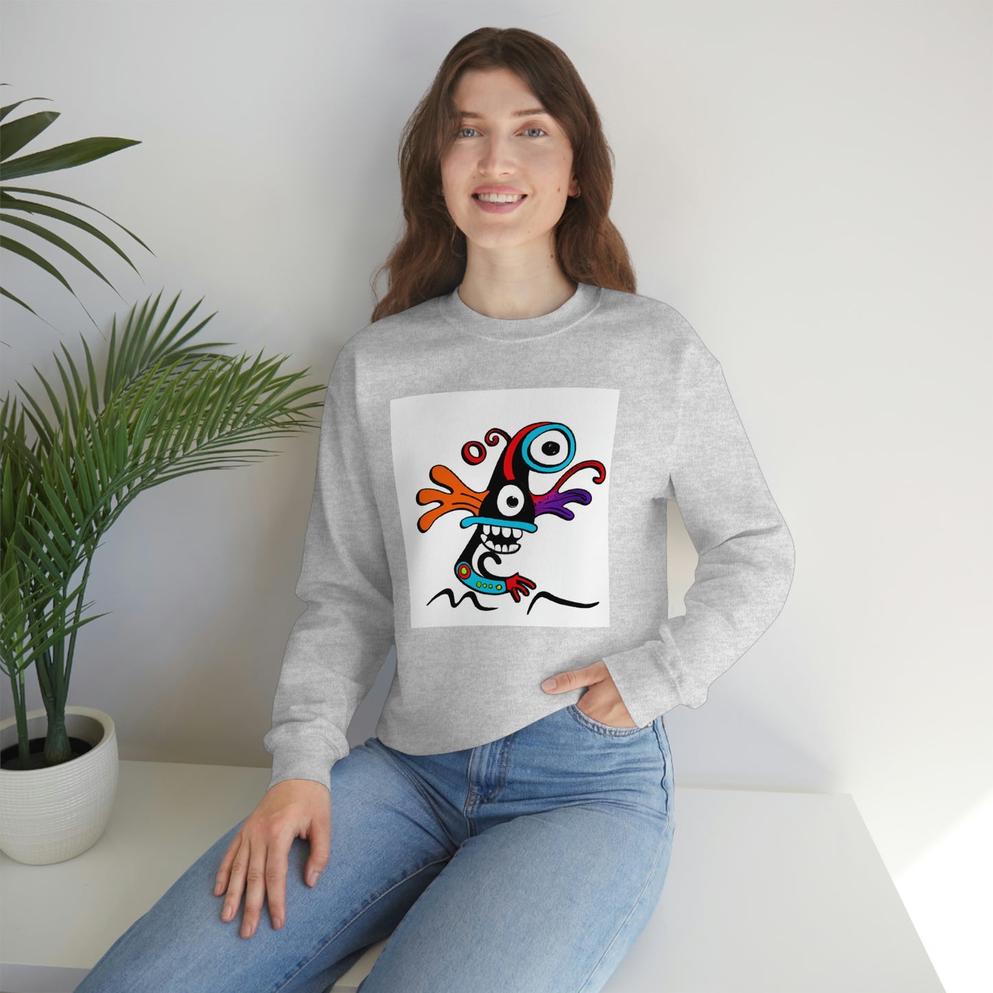 Maverick Wolfram - Cartoon Sweatshirt