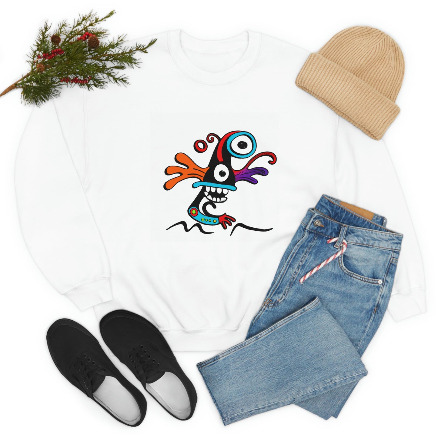 Maverick Wolfram - Cartoon Sweatshirt